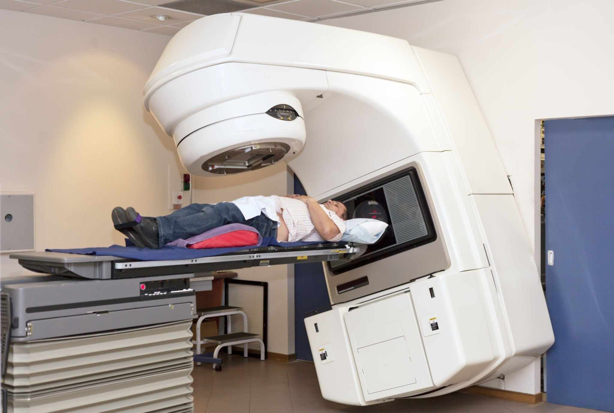 Paciente de radiología para cancer de prostata